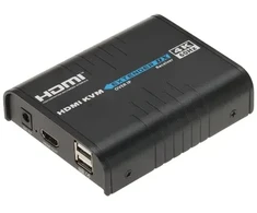 AV signalo perdavimo sistema IMTUVAS EXTENDERA HDMI+USB-EX-120-4K-PRO-V2/RX Delta Multimedia