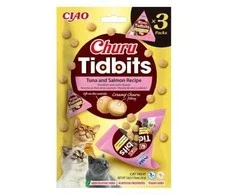 Inaba Churu Tidbits skanėstai katėms su tunu ir lašiša, 36g 3 vnt