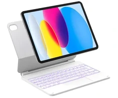 Inateck inateck KB09119-10 baltas klaviatūra iPad su trackpadem QWERTZ