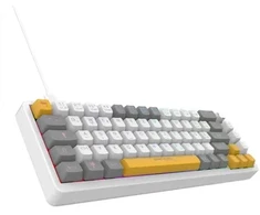 INCA Klaviatūra žaidimams RGB/RedSwitch/USB/Mechan. 2.00m weiĂź