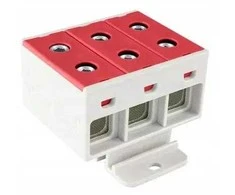 Incobex Elplast ENE-00207 3 bėgių bėgio jungtis 50 mm² pilka ZGX 3x50 raudona 2 versija ENE-00207
