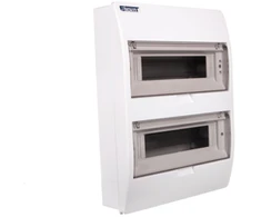 Incobex Elplast Incobex Modulis skirstomasis skydas 2x12 paviršiaus IP40 su atbulinės eigos bėgiu (ENE -00354)
