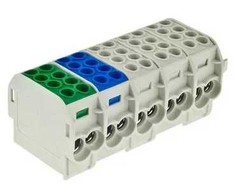 Incobex Elplast ENE-00512 Penkių polių gnybtų blokas ZGX 5x(1x25/2x16) mm2 (3P+N+PE) ENE-00512
