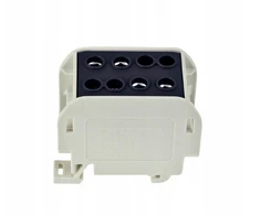 Incobex Elplast ENE-00523 Vienpolis gnybtų blokas ZGX 1x70/2x50 mm2 juodas (Al/Cu) ENE-00523