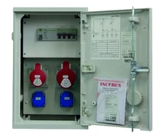 Incobex W6019-1218-007 Statybiniai skirstomieji įrenginiai (2x2P+Z 1x16A/5P 1x32A 5P) RB2/2 W6019-1218-007