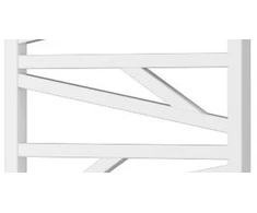 Instal Projekt dvieļu žāvētājs Trick, 857x530 mm, balts