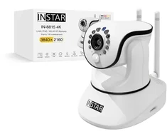 INSTAR IN-8815 4K PoE/WLAN balta 18006 IP stebėjimo kamera (18006)