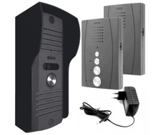 INTERPHONE 'EURA' ADP-51A3 'DIFESA' - 1 šeima, 2 unifonai, domofonas, grafitas