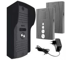 INTERPHONE 'EURA' ADP-51A3 'DIFESA' - 1 šeima, 2 unifonai, domofonas, grafitas