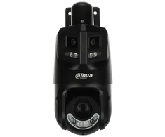 IP GREITO APŠVIETIMO KUPOLINĖ KAMERA SDT4E425-8P-GB-APV1-Juodas TiOC WizSense išmanioji dviguba šviesa 4 Mpx 5...125 mm + 8 Mpx PANORAMINĖ, DAHUA