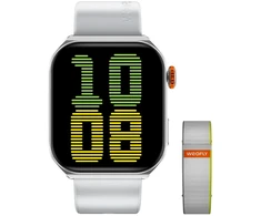 Weofly Edge 2 Išmanusis laikrodis - Multifunction Watch Bluetooth BT5.3 Sidabrinis