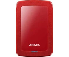 Kietasis diskas IŠORINIS DISKAS ADATA DashDrive HV300 1TB 2.5 USB3.1 raudonas