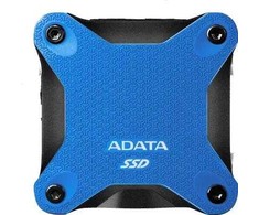 Išorinis kietasis diskas SSD Adata SD620 512GB mėlynas