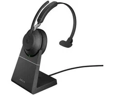 Jabra 26599-889-989 ausinės/komplektas słuchawkowy Bezprzewodowy su lankeliu ant galvos Biuro/centrum telefoniczne USB Typu-A Bluetooth Juodas