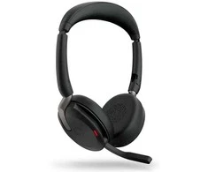 Jabra 26699-989-899 Ausinės su laidiniu ir belaidiu lankeliu, biurui / skambučių centrui, „Bluetooth“, juodos
