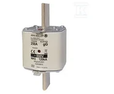 Jean Mueller Įdėklas be NH3 250A 800V AC GG