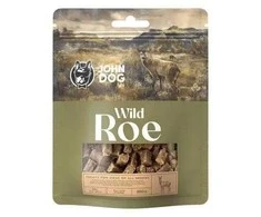 Gyvūnų maistas - JOHN DOG Wild Roe natūralus šunų skanėstas 200g