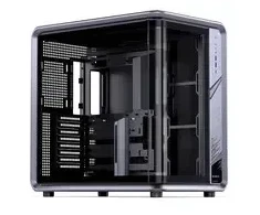 Jonsplus BO400CG kompiuterio korpusas, Midi-Tower, ATX, grūdintas stiklas - pilkas, metalo metalo spalvos