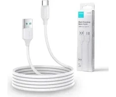 Joyroom S-UC027A9 USB-A / USB-C laidas 200cm 3A, pintas baltas