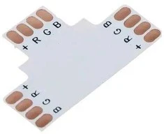 Orno Złączka RGB LED jungtis 10 mm, T formos jungtis