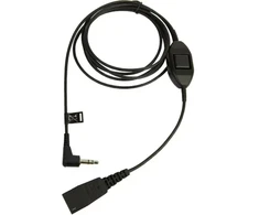 Kabelis audio Jabra 8735-019 0,5 m QD 3.5mm Juodas