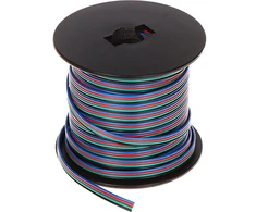 Orno Przewód, RGB LED juostų kabelis, 4x0.35mm2, 25m