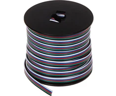 Orno Przewód, RGBW LED juostų kabelis, 5x0.35mm2, 25m