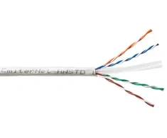 Kabelis Emiter Net UTP (U/UTP) kat.6 450MHz, viengyslis, standartinis, PVC, pilkas