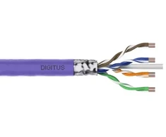 Digitus DK-1626-VH-1 F/UTP kabelis kat.6, B2ca, AWG 23/1, LSOH, 100m, violetinis