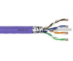 Kabelis F/UTP Digitus DK-1626-VH-1 kat.6, B2ca, AWG 23/1, LSOH, 100m, violetinė,