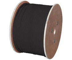 F/UTP cat.6 kabelis, telekomunikacijų, PE išorinis gelis, Fca 4x2x23 AWG, 1Gb/s (10Gb/s iki 55m), juodas, 500m - ALANTEC