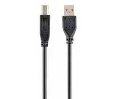 Kabelis GEMBIRD CCP-USB2-AMBM-10 (USB 2.0 A tipo M - USB 2.0 B tipo M; 3 m; juodas)