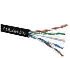 Kabelis Instalacyjny Solarix CAT6 UTP PE Fca zewnętrzny 500m/szpula SXKD-6-UTP-PE