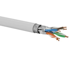 Q-LANTEC S/FTP cat.6A tinklo kabelis, susukta pora, LSOH