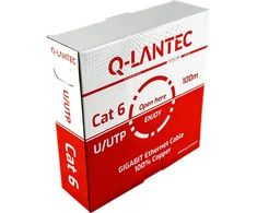 Q-LANTEC U/UTP cat.6A tinklo kabelis, susukta pora, LSOH
