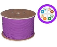 Alantec LSOH 4x2x23AWG B2ca 500m (FIOLET danga) garantija, kokybės testas INTERTEK laboratorijos (JAV) AlANTEC - AlANTEC