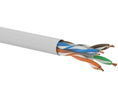 U/UTP cat.6A tinklo kabelis, susukta pora, LSOH, Dca 4x2x23 AWG, 10Gb/s, 10 metų garantija, pilkas, 500m - Q-LANTEC