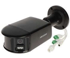 IP KAMERA DS-2CD2T87G2P-LSU/SL(4MM)(C)/Juodas PANORAMINĖ ColorVu - 7.4 Mpx 2 x 4 mm Hikvision