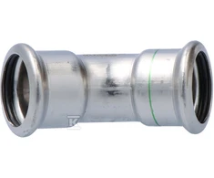 KAN-therm Presuota alkūnė 45° 28mm neoksinis plienas - 6190074
