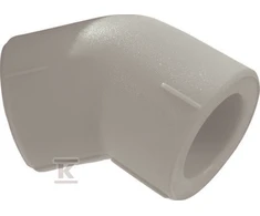Alkūnė 45° PP-R - 110KAN-THERM
