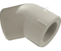 KAN-therm PP alkūnė 75mm 45 laipsniai 04104375