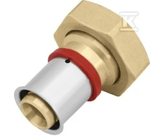 KAN-therm PRESS LBP pusiau jungtis su plokščiu sandarikliu 25mm x 3/4 "- K-080114