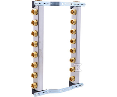 Rad.šildymo kolekt. KAN-therm InoxFlow RNN-8; žiedų sk.8; ilgis 440 mm