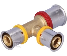 KAN-therm žalvario sumažinimo trišakis 25 x 20 x 20 mm (K-040604)