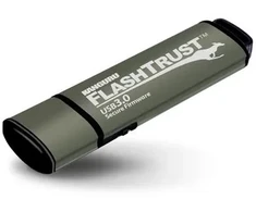 „iStorage Kanguru FlashTrust™“ USB 3.0 128 GB | Saugi atmintinė | Saugi programinė įranga | Fizinės įrašymo apsaugos jungiklis | Apsaugo nuo blogo USB | Atitiktis NIST diegimo reikalavimams, 128 GB, USB A tipo, 3.2 Gen 1 (3.1 Gen 1), 230 MB/s, Dangtelis, Pilkas