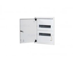 Kanlux 29315 Metalinis modulinis skirstytuvas 2x12 paviršinis IP30 N+PE I klasė baltos durys KP-DB-I-MS-212 balta 29315