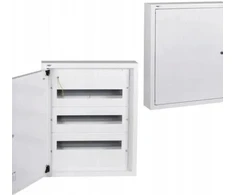 Kanlux 29324 Metalinis modulinis skirstytuvas 3x18 paviršinis IP30 N+PE I klasė baltos durys KP-DB-I-MS-318 balta 29324