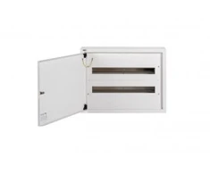 Kanlux 32636 Metalinis modulinis skirstytuvas 2x24 paviršinis IP30 N+PE I klasė baltos durys KP-DB-I-MS-224 balta 32636
