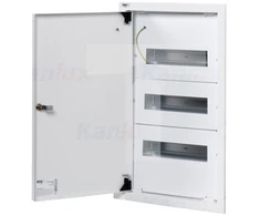 Kanlux 35681 Metalinis modulinis skirstomasis skydas 3x12, įleidžiamas IP30 N+PE I klasė, baltos durys KP-DB-I-MF-312 balta 35681