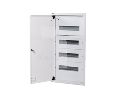 Kanlux 35682 Metalinis modulinis skirstomasis įrenginys 4x12, įleidžiamas IP30 N+PE I klasė, baltos durys KP-DB-I-MF-412 balta 35682